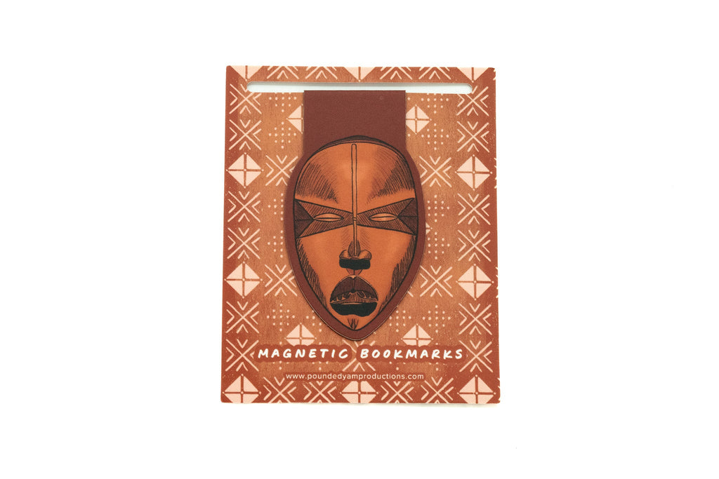 Magnetic Bookmark - African Masks (Tribal)