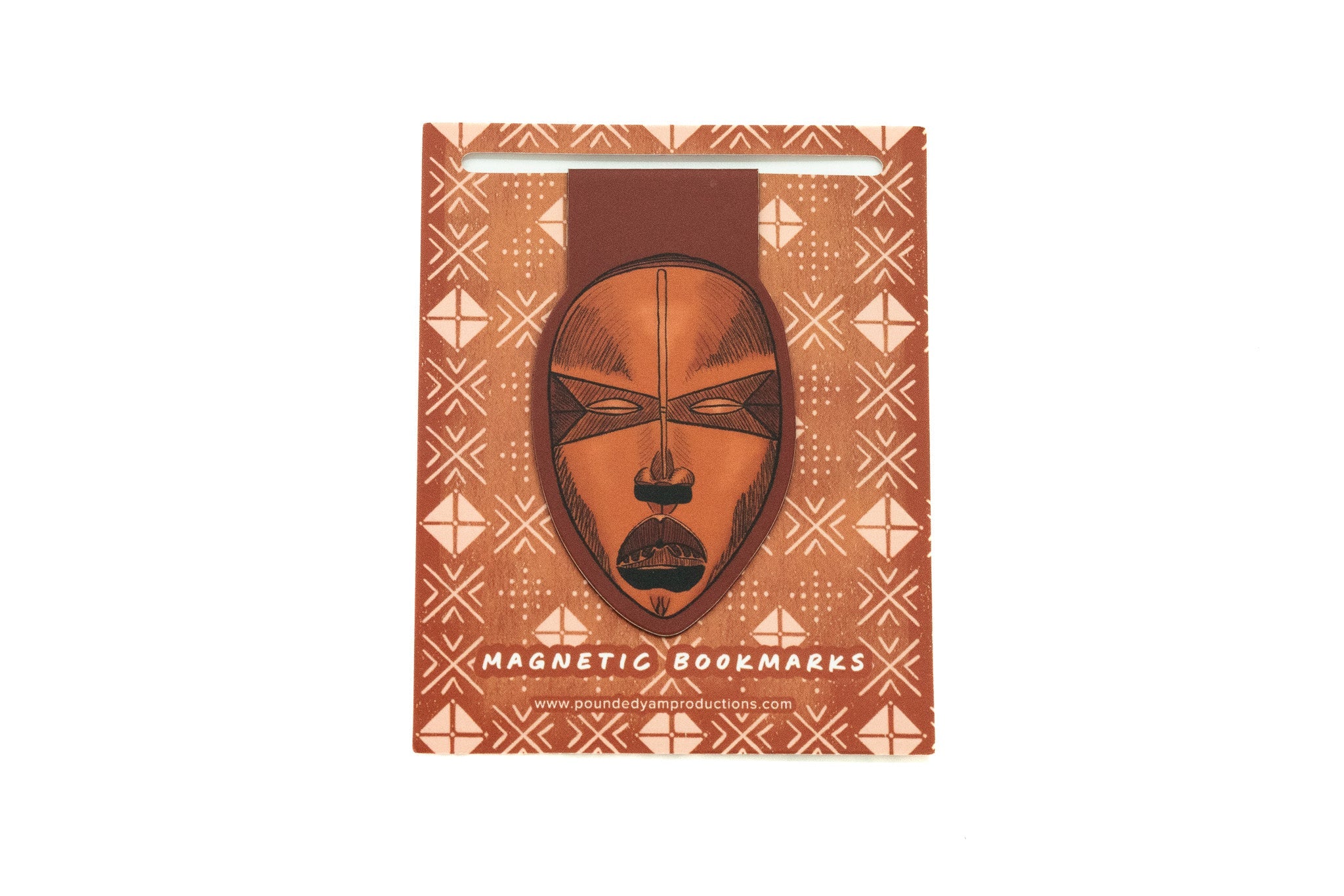 Magnetic Bookmark - African Masks (Tribal)