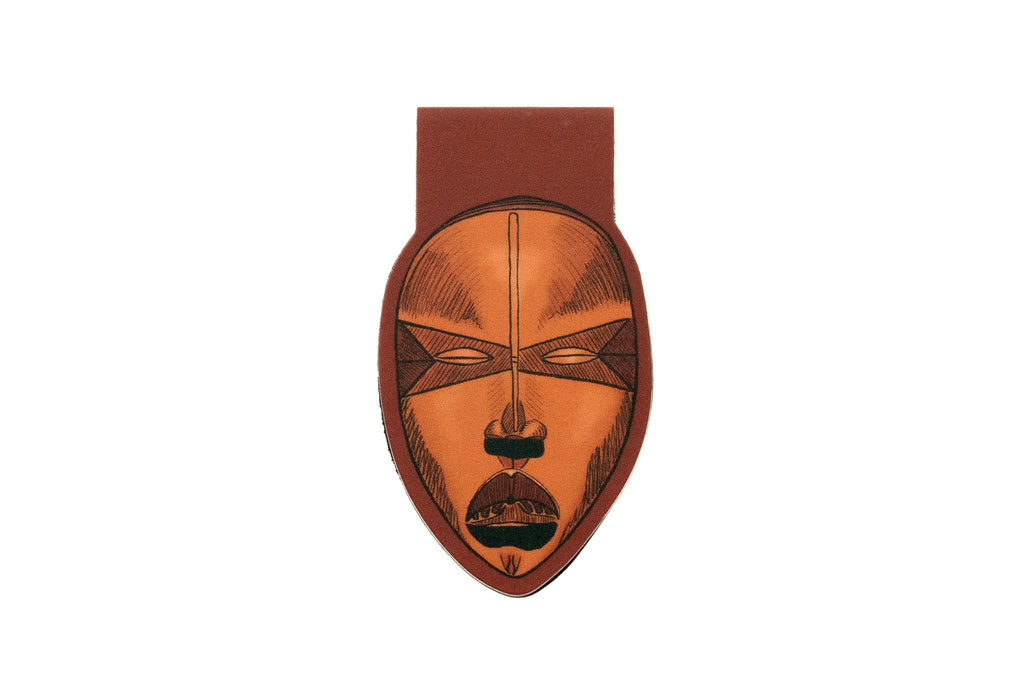 Magnetic Bookmark - African Masks (Tribal)