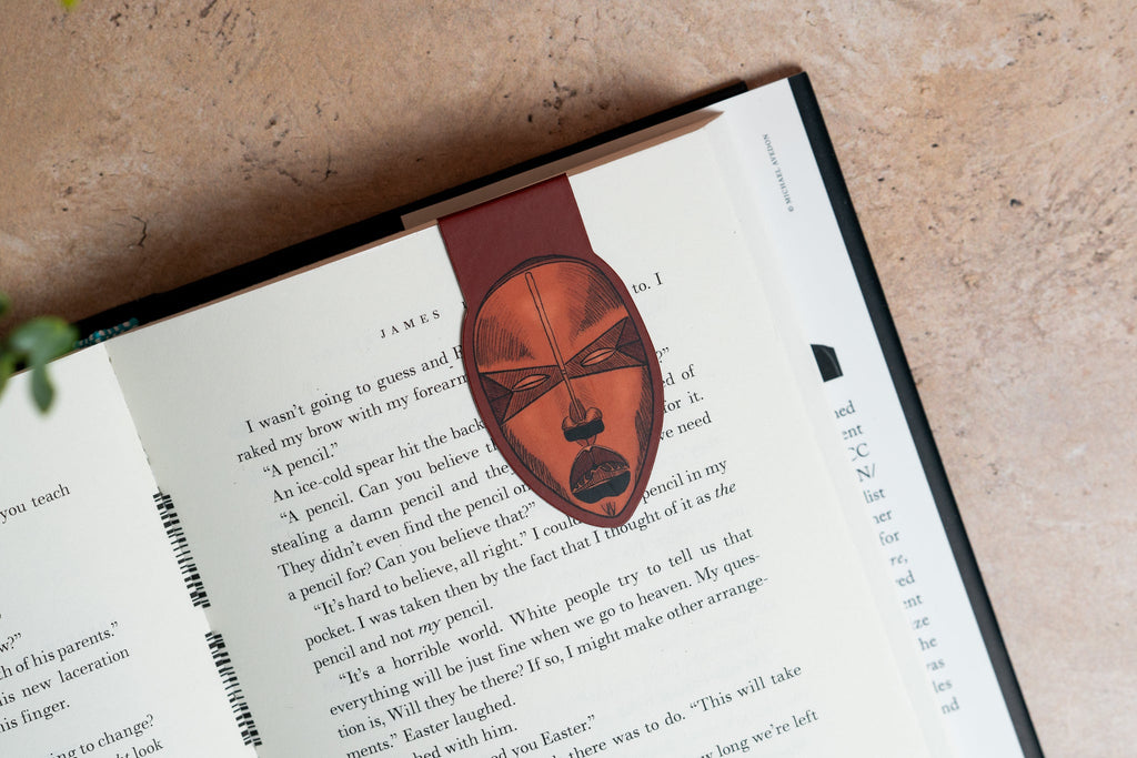 Magnetic Bookmark - African Masks (Tribal)