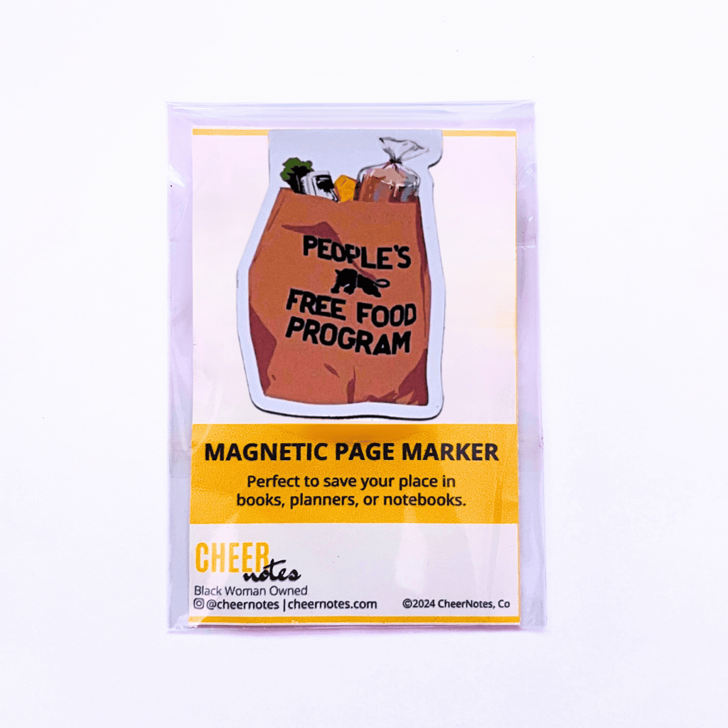 People's Free Food Bag Magnetic Page Marker