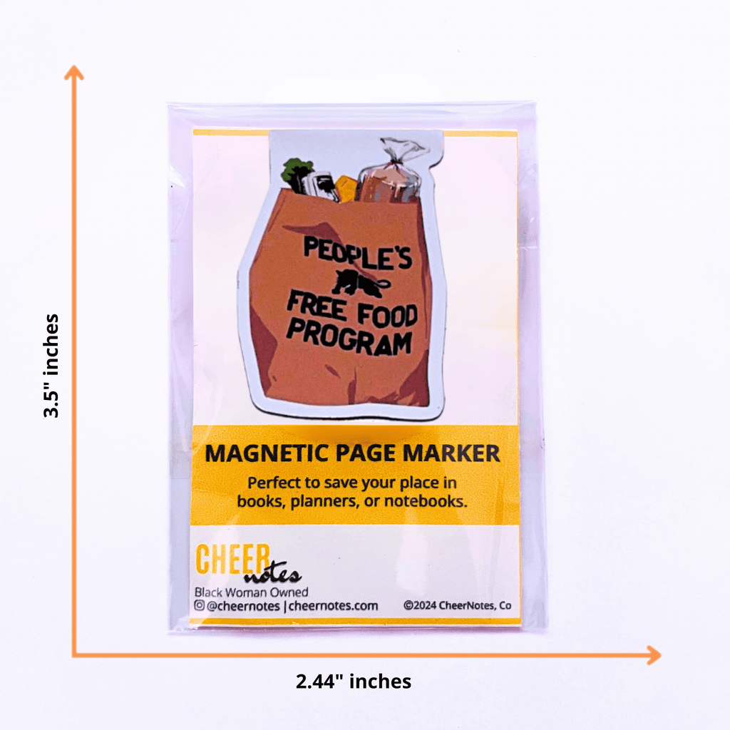 People's Free Food Bag Magnetic Page Marker